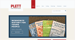 Desktop Screenshot of plettfoundation.org